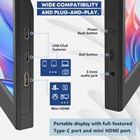 Moniteur portable GBOLE 11,6 pouces HD, moniteur pour ordinateur portable USB C Plug&Play, moniteur pour ordinateur portable PC PS4 Xbox Switch
