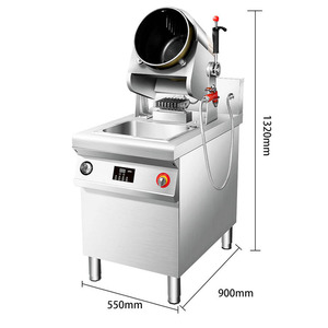 เครื่องทำอาหารหุ่นยนต์อัตโนมัติ5000W <span class=keywords><strong>ร้าน</strong></span>อาหารฟาสต์ฟู้ดหุ่นยนต์ทอดผัด<span class=keywords><strong>ข้าว</strong></span>อัจฉริยะ - Product Image 5