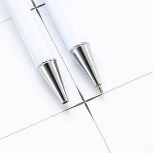 Bolígrafos de Aluminio Blancos para Sublimación, Personalizables con Cuentas, para Regalos de Oficina y Escuela, Bolígrafos DIY para Pequeñas Empresas - Product Image 4