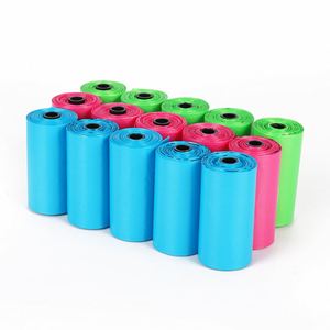 En stock, sacs à déchets pour animaux de compagnie biodégradables EPI, colorés, extra-épais, type rouleau, pour ramasser les excréments, emballés dans une boîte en papier - Product Image 5