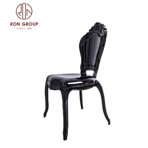Muebles de banquete de hotel, silla de decoración de boda, asiento de comedor de resina negra <span class=keywords><strong>para</strong></span> eventos y bodas, precio barato, venta al por mayor - Product Image 4