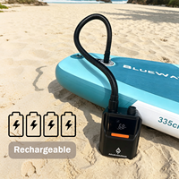 Pompe électrique haute pression 20 PSI pour SUP, gonfleur d'air rechargeable pour planche à pagaie gonflable, kayak, tente, avec affichage numérique