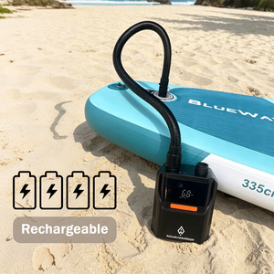 Pompe électrique haute pression 20 PSI pour SUP, <span class=keywords><strong>gonfleur</strong></span> d'air <span class=keywords><strong>rechargeable</strong></span> pour planche à pagaie gonflable, kayak, tente, avec affichage numérique - Product Image 5
