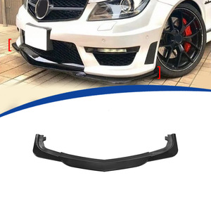 Mercedes-Benz กันชนหน้าลิปสปอยเลอร์ ABS ขึ้นรูปสำหรับ W204 C63 2012-2014 - Product Image 1