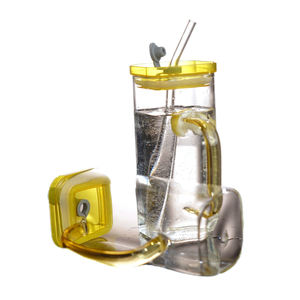 Minimalist Heat-Resistant Borosilicate Glass Mug-Eco-Friendly & Microwave Safe <b>Lid</b> Included Trendy & Durable Business <b>Gift</b> - Product Image 1