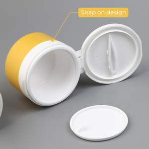 กระปุกใส่แผ่นสำลีทำความสะอาดผิวแบบกลม ผลิตจากพลาสติก PP ขนาด 200 กรัม 300 กรัม ออกแบบได้ตามต้องการ พร้อมที่คีบ - Product Image 6