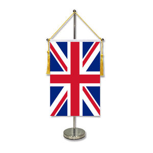 Bandiere <span class=keywords><strong>con</strong></span> bandiera in poliestere da tavolo a forma di <span class=keywords><strong>T</strong></span> 20*30cm bandiere da tavolo sospese - Product Image 1