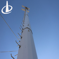 Prix d'usine, antenne WIFI 5G galvanisée, mât satellite, monopole en acier, tour de communication