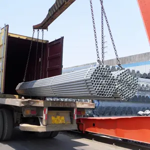 4 Or 5 Inch Construction Building Materials Emt Conduit Erw Gi Pipe Hot Dipped Galvanized Steel Pipe Tube