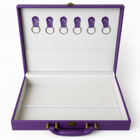 Caja de Regalo, Caja para Llaves, Caja de Archivo de PU Personalizable con Logotipo, Fabricada en Yiwu, Servicio Profesional de Personalización para Inmobiliarias
