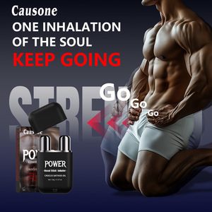 Complément alimentaire pour la forme physique masculine avec huile essentielle de safran, inhalateur nasal énergétique, réduit le stress et améliore les performances - Product Image 3