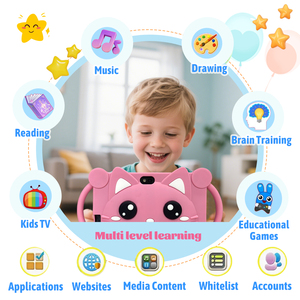 Best-seller Tablette PC pour enfants 7 pouces avec contrô<span class=keywords><strong>le</strong></span> <span class=keywords><strong>parental</strong></span> HD IPS Quad Core et couleurs vives Parfait cadeau de Noël Black friday - Product Image 3