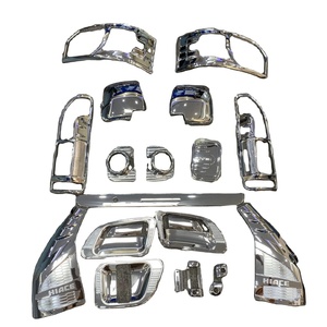 ชุดแต่งรถยนต์ ABS โครเมียมคุณภาพสูง ครบชุด พร้อมฝาครอบไฟหน้าและฝาถังน้ำมัน ติดตั้งง่าย สำหรับรถยนต์โตโยต้า ไฮเอซ ปี 2015- - Product Image 1