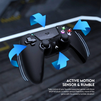 Control de Juego Inalámbrico Fantech WGP14 de 2.4GHz Personalizable, Mando de Juego con Vibración con Cable para PS3, PS4 y PC