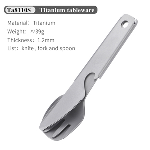<span class=keywords><strong>Set</strong></span> di posate da campeggio 4 pezzi/<span class=keywords><strong>set</strong></span>: cucchiaio, forchetta, coltello, apribottiglie - Stoviglie per campeggio e cucina - Product Image 6