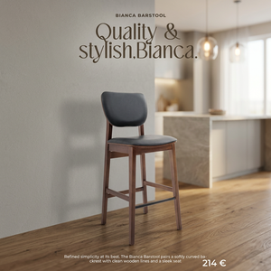Modern Solid Wood Backless Commercial Bar <b>Stool</b> with Counter Height for Home Restaurant Hotel Use - Product Image 2