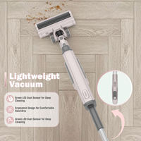 Aspirateur vertical sans fil à grande capacité de 0,5 L avec technologie cyclonique pour l'élimination des poussières