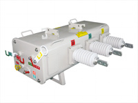Interruptor de Corte de Carga SF6 LBS Inteligente para Exteriores FLW34-12/40.5kV, 10kV, 12kV, 24kV, 40.5kV, 630A, Montado en Poste