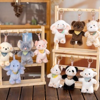 Pendentifs en peluche en gros : Singe, Éléphant, Chiot, Cerf et Panda – 14 cm, rembourrés en coton PP