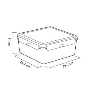 Set di 3 Contenitori per Alimenti Impilabili Ermetici Minimalisti Superlock in Plastica Stampata a Iniezione per Cucina e Campeggio - Product Image 5
