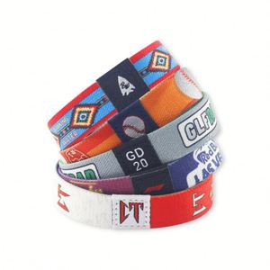 สายรัดข้อมือผ้าแบบยืดหยุ่นพิมพ์โลโก้ตามสั่งด้วยเทคนิค Sublimation พร้อม RFID/NFC สำหรับงานอีเว้นท์ - Product Image 2