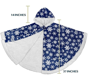 Couverture en peluche Sherpa avec capuche, portable et doux, en peluche, <span class=keywords><strong>polaire</strong></span> chaude, avec des poches - Product Image 2