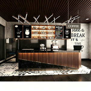 Diseño y Equipamiento de Cafeterías Llave en Mano |   Mostrador y Kiosco Personalizados para Cafetería |   Soluciones de Interiores Modulares de Lujo para Comercios Minoristas - Product Image 3