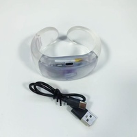 Pulsera de concierto de carga tipo C 2,4G, pulsera LED de Control remoto programable, pulseras para eventos