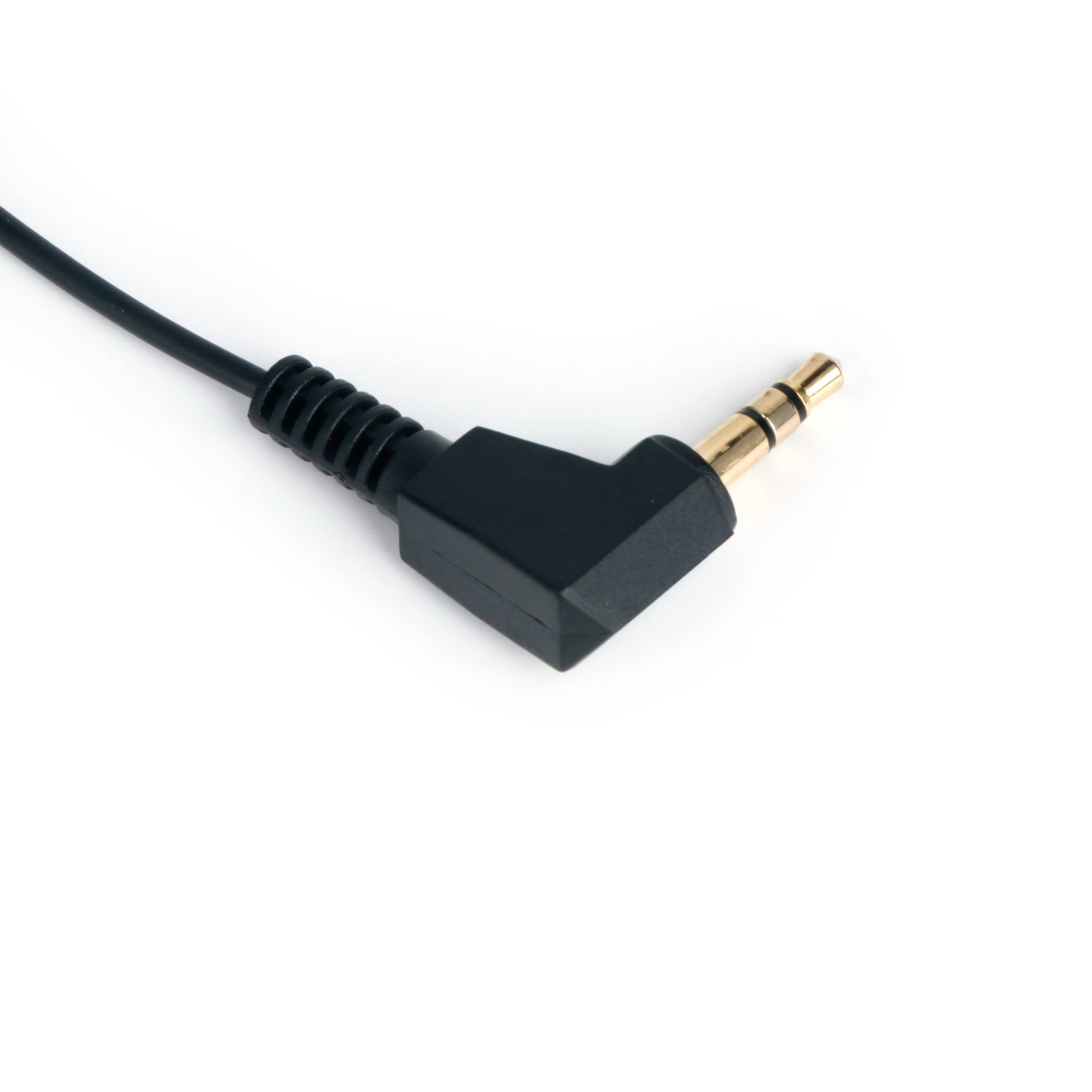 Pro personalizado macho para macho 3,5mm banhado a ouro estéreo interface auscultadores áudio cabo
