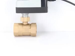 Vanne à boisseau sphérique de régulation à 2 ports VAI61.15, PN40, DN15, filetage interne, corps en laiton, 10~120°C, pour systèmes CVC - Product Image 3