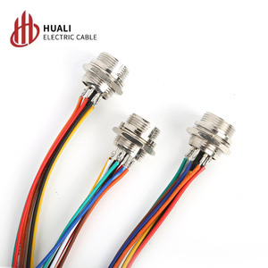 Adaptateur d'aviation M16-6-Core, prise femelle GX16 avec fil de soudage de 20cm, plaqué argent, 300/500V pour des connexions faciles - Product Image 5