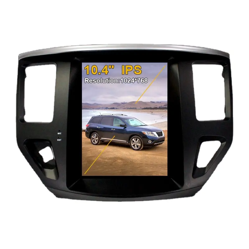 10.4 ''Verticaal Scherm Autoradiosysteem Oem Aanpassen Navigatie Multimedia Stereo Voor Nissan Pathfinder 2013-