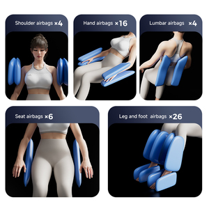 Silla de Masaje Reclinable Eléctrica Robótica de Alta Gama con Masaje Shiatsu de Cuerpo Completo y Tacto Humano 3D - Product Image 3