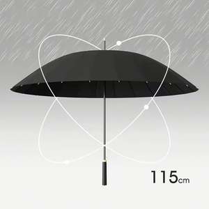 Parapluie de golf extra-large à manche droit, classique, anti-tempête, parapluie d'affaires avec impression de logo, parapluie de haute qualité - Product Image 3