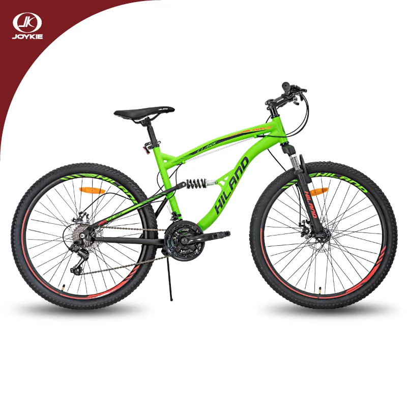 JOYKIE 도매 스틸 sepeda mtb 자전거 내리막 크기 26 인치 전체 서스펜션 bicicleta mtb 산악 자전거