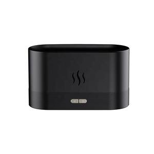 New Design Wholesale Simulation Flame Aroma <strong>Diffuser</strong> USB Air Humidifier Desktop Aromatherapy <strong>Diffuser</strong> With Flame LED Night Light - Product Image 4