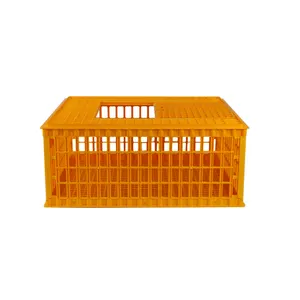 High Quality Plastic Livestock Poultry Chicken Duck Goose Pigeon Transport Cage Crate