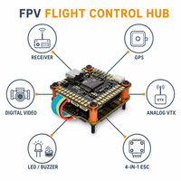 Contrôleur de vol F405 4-en-1 avec ESC brushless 55-70A 6S-8S Betaflight INAV DShot300/600/PWM pour drone de course FPV (CE/FCC)