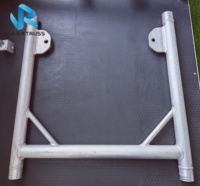 Truss de aluminio en forma de U Display Soporte publicitario negro Iluminación de escenario Truss
