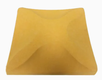Panneau acoustique décoratif en fibre de polyester circulaire 3D, panneau mural absorbant le son pour mur de fond de bureau