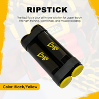 Fitness Ripstick Home Gym Sports Entertainment 6 Bandes Élastiques 2 Niveaux Équipement d'Exercice Épaule Bras Résistance Rip Stick