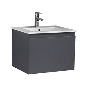 Meuble-lavabo HERA L80 x L46 x H45 cm, garantie 2 ans, PVC écologique, mural, hôtel, maison, moderne, meuble-lavabo HERA 46 - Product Image 1