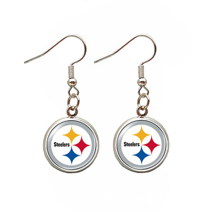 Pendientes con Logotipo del Equipo de Fútbol Americano, Souvenir de la NFL, Venta al por Mayor, Pendientes con Logotipo del Equipo de la NFL KC - Product Image 5