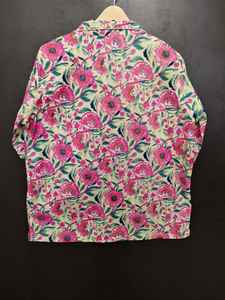 Conjunto de Pijama Elegante Tejido a Mano para Primavera/Verano, Transpirable, de Algodón Estampado con Bloques Indios, Estilo Personalizado para Mujer y Hombre, Novia - Product Image 4