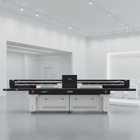 HC-2513 Harga Terbaik Printer Inkjet UV Semi-Otomatis Flatbed dengan Varnish UV LED Baru