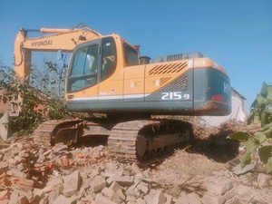 Excavadora de orugas multifunción de Corea Original usada Hyundai 215-9 Motor Yanmar Motor de alta eficiencia en buenas condiciones Venta - Product Image 3