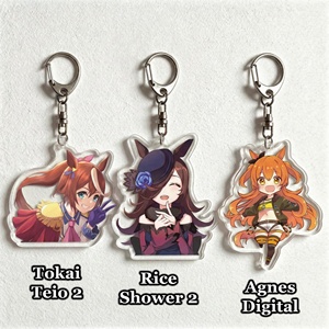 OEM ODM <span class=keywords><strong>Anime</strong></span> Uma Musume Pretty Derby Acrylic <span class=keywords><strong>Anime</strong></span> Chibi Charm Umamusume Llavero Colgante para Bolso de Chica Jinete Kawaii Regalo <span class=keywords><strong>Otaku</strong></span> - Product Image 5