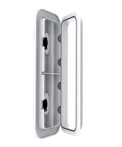 Newmao Marine Ponte di Accesso Hatch & Coperchio 370 millimetri * 375 millimetri Bianco Impermeabile Anti-Uv