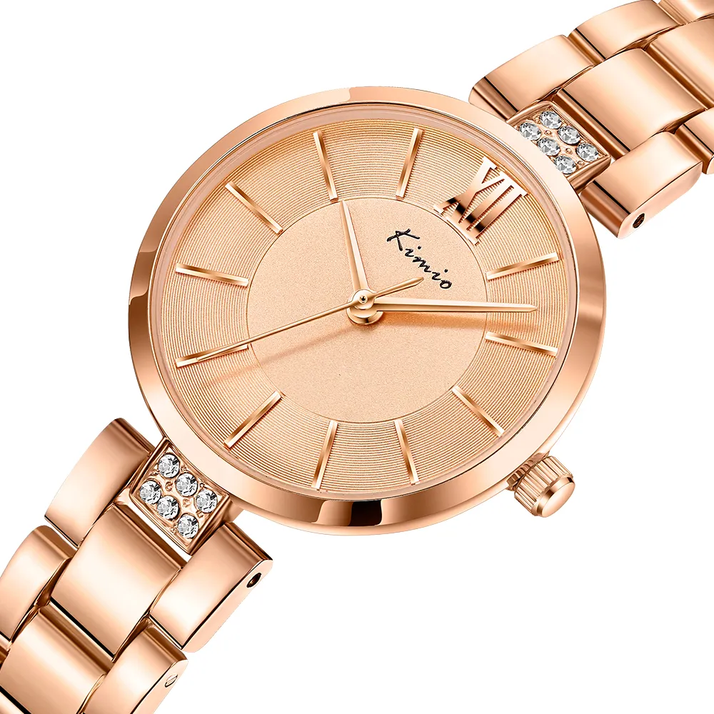 Women diamond decoration wrist watch classic design quartz watch movement Montre De Luxe Pour Femme