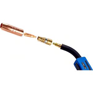 Torche de soudage Miller Mig 15FT, pièce de rechange pour Millermatic 141 142 211, modèle 1770028, interrupteur unique, plaqué cuivre - Product Image 4